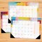 Abstract Art Academic Year July 2026 - June 2027 17" x 12" Small Monthly Deskpad Calendar